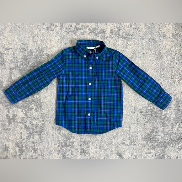 Janie and Jack Plaid Button Up - Picture 1 of 3